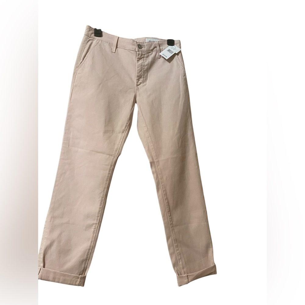 AG Light Pink Straight-Leg Denim sz 26